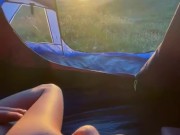 Young Couple Fuck In A Tent 10/16