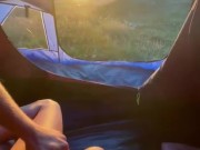 Young Couple Fuck In A Tent 6/16