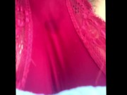 濡れ染みパンティを剛毛まんこに食い込ませてイっちゃう素人【個人撮影】 7/16