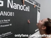 Подросток студентка купила телевизор, а в коробке был огромный член, минет со спермой 1/16