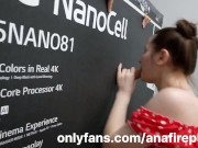 Подросток студентка купила телевизор, а в коробке был огромный член, минет со спермой 2/16