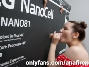 Подросток студентка купила телевизор, а в коробке был огромный член, минет со спермой 4/16