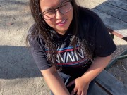 PROPUESTA INDECENTE A LATINA CACHONDA EN EL PARQUE 14/16