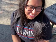 PROPUESTA INDECENTE A LATINA CACHONDA EN EL PARQUE 15/16