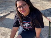 PROPUESTA INDECENTE A LATINA CACHONDA EN EL PARQUE 5/16