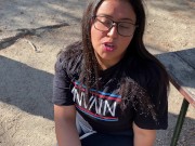 PROPUESTA INDECENTE A LATINA CACHONDA EN EL PARQUE 6/16