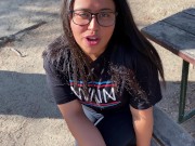 PROPUESTA INDECENTE A LATINA CACHONDA EN EL PARQUE 7/16