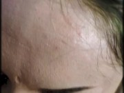 Shoving my cock down her tight throat 