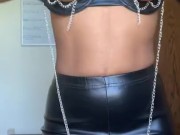 Watch Me Strip Off My Lingerie | EXTREMELY Hairy Black Pussy 14/16