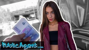 Lonely Party Girl Creeps Off for Casting – Public Agent