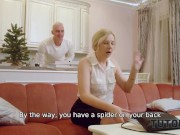 TUTOR4K. Guy is so horny that decides to fuck attractive biology teacher 4/16