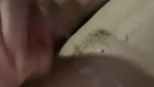 Little cum puddles on my tummy part:1
