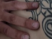 Fiance DP pushy and stretches 