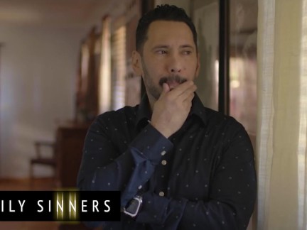 Family Sinners - Tommy Pistol Goes Home From Work & Finds Ashley Lane Masturbating In His Bed