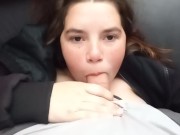 Morning blowjob from stepsis before school 15/16