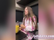 Talking B out of sex, 1st post-COVID orgasms, colonoscopy scheduled and lots more behind the scenes - Lelu Love 10/16