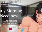 [M4A] Early Morning Neediness [Domestic Bliss][BFE][Handjob][Non-Specific Sex]