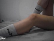 Sexy Blonde In Long Socks, You Need to See It 💦 | Miley Grey 13/16