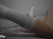 Sexy Blonde In Long Socks, You Need to See It 💦 | Miley Grey 14/16