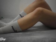 Sexy Blonde In Long Socks, You Need to See It 💦 | Miley Grey 15/16