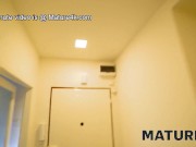 MATURE4K. Mature client in red does it upon request of the powerful boy 4/16