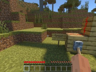 Getting  by a in Minecraft 14:  Lever