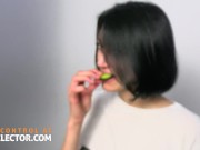 Tattooed black haired hottie Madison Quinn gets nailed in POV in this hot sextape 2/16