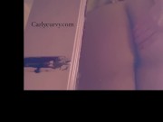 The butt in the window!  2/16