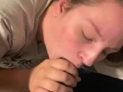 Part 1 of throat fucking my side bitch  11/16