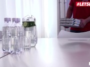 BUMSBUERO - Big Ass Blonde Monika Phamous Got Her Pussy Fucked By The Pizza Guy - LETSDOEIT 1/16