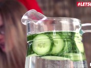 BUMSBUERO - Big Ass Blonde Monika Phamous Got Her Pussy Fucked By The Pizza Guy - LETSDOEIT 7/16