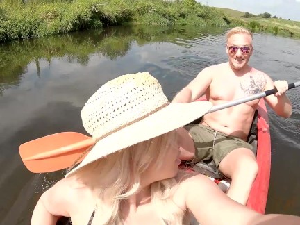 Naughty Kayak trip with Polish Truu Couple.