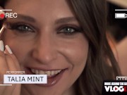 Glamorous Brunette Talia Mint Take It Deep BTS 2/16