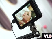 Glamorous Brunette Talia Mint Take It Deep BTS 7/16