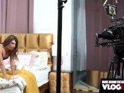 Glamorous Brunette Talia Mint Take It Deep BTS 9/16