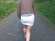 Flashing my pussy in a public park 1/16