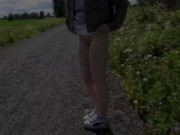 Flashing my pussy in a public park 14/16