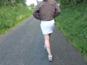 Flashing my pussy in a public park 2/16