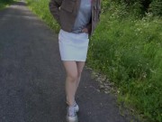 Flashing my pussy in a public park 4/16