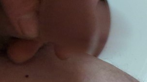 Playing with my soft cock 