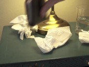 Hot Redhead Gets Big Mouth Facial Cumshot And Eats it after a hot pussy fuck with grandpa 1/16