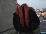 Public Agent Ginger woman is happy to let a stranger fuck her tight wet pussy 5/16