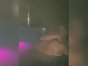 hot wife wants husband's best friend in a hot tub when her husband went to drinks. 3:15s ♡ 10/16