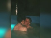 hot wife wants husband's best friend in a hot tub when her husband went to drinks. 3:15s ♡ 4/16