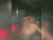 hot wife wants husband's best friend in a hot tub when her husband went to drinks. 3:15s ♡ 8/16