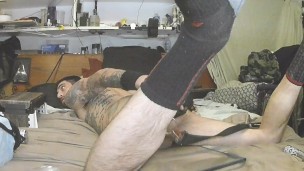This Incredibly SExy ASS just Loves being Pleasured & Gaped LOTS of Large & Kinky TOYS in his bed