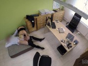 LOAN4K. Adorable woman fools around with the moneylender on purpose 8/16