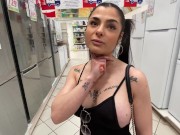 CREAMPIE public bathroom CATCH US!! [Complete video] 3/16