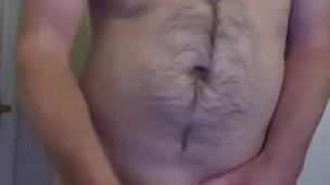A quick wank whilst the gf is upstairs 