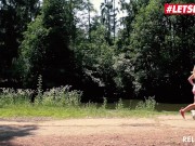 RELAXXXED - Lovely Babes Romantic Lesbian Fucking In Public - LETSDOEIT 2/16